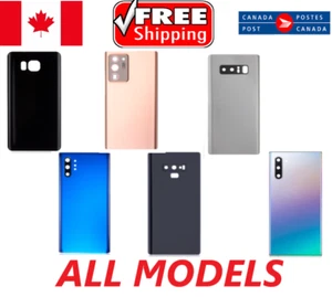 COQUE ARRIÈRE VITRE AVEC OBJECTIF APPAREIL PHOTO COMPATIBLE POUR SAMSUNG NOTE SERIES TOUS MODÈLES - Photo 1 sur 6