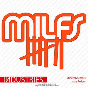 Milfs Milfhunter Sticker 9x6 Auto Car Aufkleber Fun Tuning Lustig - Bild 1 von 2