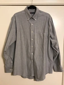 CHAPS Ralph Lauren Men's Size Large Classic Oxford Dress Shirt Long Sleeve Polo - Picture 1 of 7