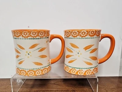 PAIR OF TEMPTATIONS 16OZ OLD WORLD COFFEE MUGS - NEVER USED - Image 1 of 4