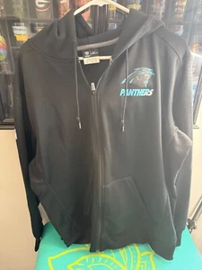 Carolina Panthers Hoodie Sweatshirt Nike Full Zip Therma Fit Herren XL - Bild 1 von 12