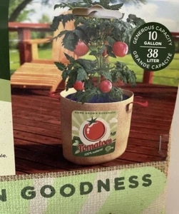 Burlap Planter Grow Bag 10 Gallon Planter Pot Vintage LOT OF 2 New - Picture 1 of 3