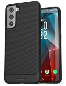 For Samsung Galaxy S21 Plus Thin Case, Slim Flexible Grip Phone Cover (Black) - Picture 1 of 7