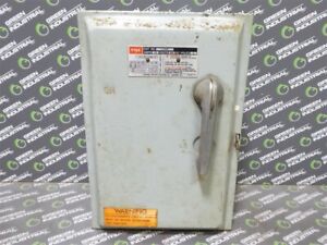 USED Federal Pacific 1336R Fusible Safety Switch 30 Amps 600VAC
