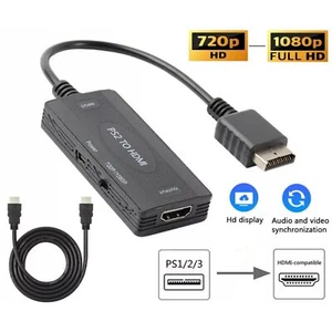 Convertidor PS2 a HDMI 1080P Monitor HDTV Adaptador de Video para PlayStation 1/2/3 - Imagen 1 de 10