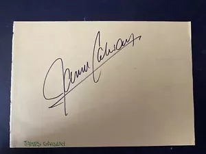 JAMES GALWAY - MÚSICO QUE ENCABEZA LAS LISTAS - PÁGINA DE ÁLBUM VINTAGE FIRMADA - Imagen 1 de 1