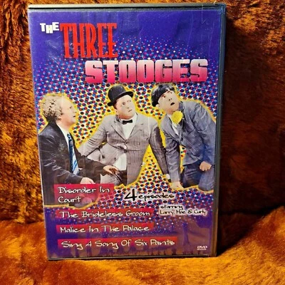 * The Three (3) Stooges - Disorder In Court, The Brideless Groom - Very Good DVD - Image 1 of 3