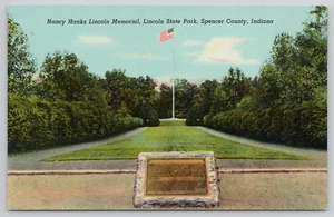 Postkarte Lincoln City Indiana Lincoln Memorial State Park um 1960  - Bild 1 von 2
