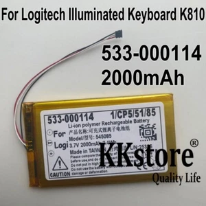 Super 2000mAh Battery For Logitech K810 IIIuminate Wireless Keyboard 533-000114 - Picture 1 of 2