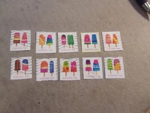 USA Used, 2018 Issue, Frozen Treats (Set of 10) Scott #5285-94 - Picture 1 of 1