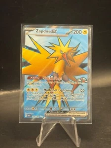 Pokemon Zapdos ex 192/165 Mew EN-151 Ultra Rare Full Art Holo NM - Bild 1 von 2