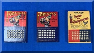 DE COLECCIÓN FORTUNES DIVERTIDO JUEGO DE FIESTA TARJETA PERFORADA VERDAD CONSECUENCIAS - ENVÍO GRATUITO - Imagen 1 de 6