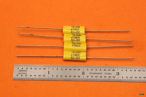 4pc ISKRA KEU-1011 MKT 47nF 400V METALLIZED POLYESTER FILM CAPACITOR TUBE AMPLIF - Picture 1 of 3