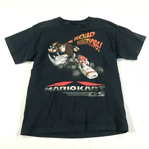 Mario Kart DS Shirt Boys Large Black Nintendo Tag Donkey Kong Video Games 2007 - Picture 1 of 9