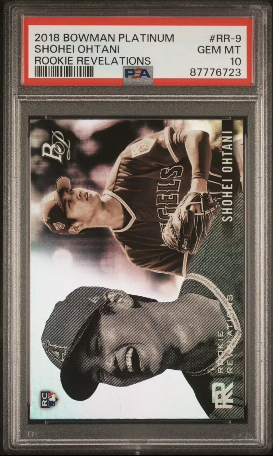 2018 Bowman Platinum Rookie Revelations Shohei Ohtani RC - #RR9 - PSA 10