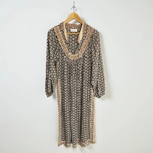 Kinga Csilla Dress Size 8 Boho Floral VGUC Cotton Pockets - Bild 1 von 9