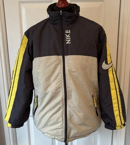 Jungen Nike wattierter Mantel Jacke Wende Fleece Alter 14-16 - Bild 1 von 15