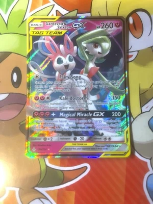 Gardevoir & Sylveon GX Holo Cosmic Eclipse Tag Team Sm-Unbroken Bonds 130/214 - Image 1 of 3