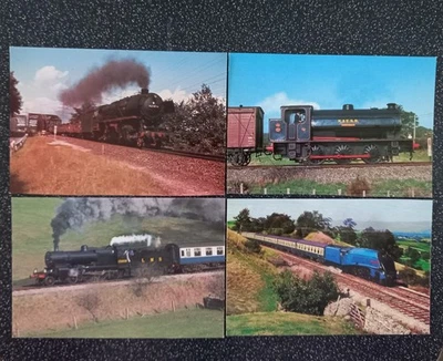 Postcards x 4 Trains Railway  Lot 13 - Image 1 of 2