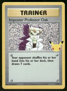 Pokemon Tcg Imposter Professor Oak #73 Pokemon Celebrations NM - Picture 1 of 2