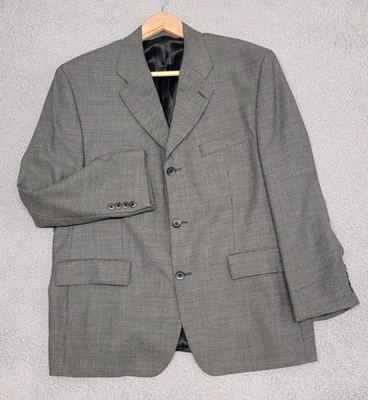 Blazer Lauren Ralph Lauren Para Hombres 42S Corto Gris Ojo de Pájaro Lana Abrigo Deportivo Foto 1 de 4