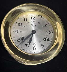 Chelsea/Boston Vintage Messing Schiffsschlag Uhr New Old Stock! - Bild 1 von 7