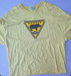 Land Rover 2016 Rino Giallo Gildan T-shirt manica corta uomo taglia 3XL - Foto 1 di 6