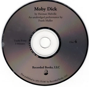 Moby Dick Recorded Books Audiobook Herman Melville Frank Muller Disc 4 Only - Picture 1 of 2