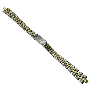 Rolex Vintage Jubilee Bracciale 6252D 14 13mm Bicolore SS e Cinturino Orologio Oro - Foto 1 di 6