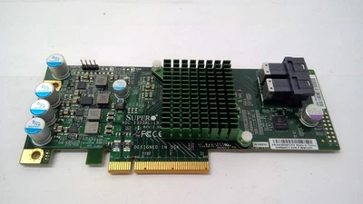 SuperMicro AOC-S3008L-L8i 12GB/S SAS HBA IT  RAID Controller Card NO Bracket - Image 1 of 4
