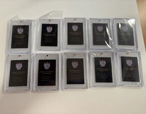 10 (TEN) CONTE'S CARD CASTLE 1951-52 BOWMAN PREMIUM MAGNETIC CARD HOLDERS! - Picture 1 of 2