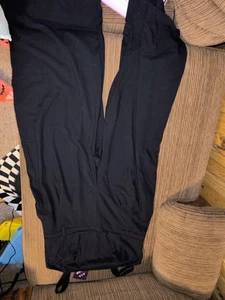 Ava & Viv Black Size 1X Strappy Pleated Wide Leg Dressy Jumpsuit - Picture 1 of 5