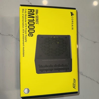 Corsair RM1000e CP-9020264-NA 80 Plus Gold 1000W Fully Modular Power Supply - Image 1 of 2