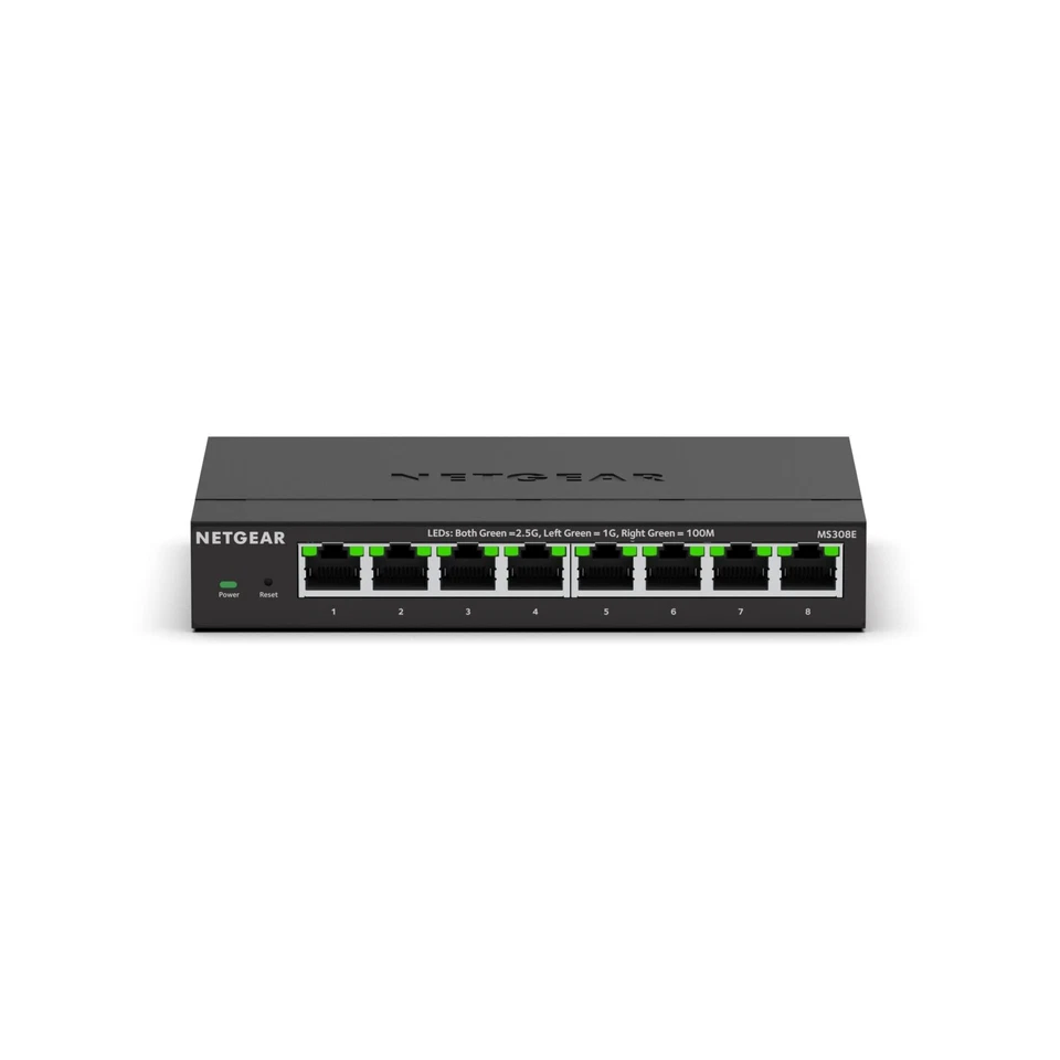 *NEW* NETGEAR MS308E 8-port Multi-Gigabit (2.5G) Ethernet Plus Switch - Image 1 of 1