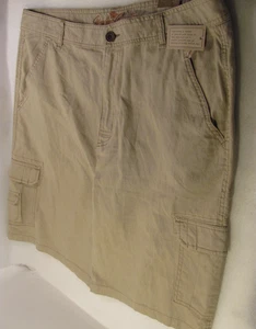 Paridise Collection Shorts Mens Size 40 Waist Khaki Beige Linen Blend Cargo Hike - Picture 1 of 14
