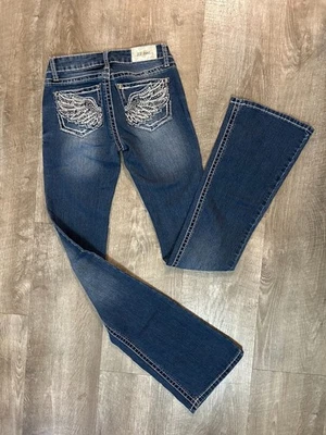 Pantalones de mezclilla Zco para mujer talla 0 ajustados acampanados Foto 1 de 4