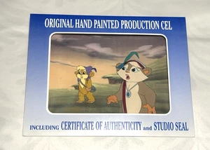 STAR WARS EWOKS Original Hand Painted Production Cel ~ COA & Drawings ~ Seal I - Picture 1 of 9