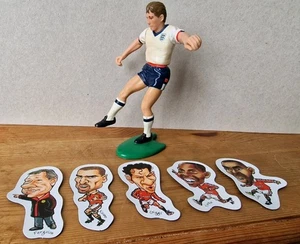 Vintage Brian Robson Tonka Posable Figure & 5 Manchester United Fridge Magnets - Picture 1 of 9