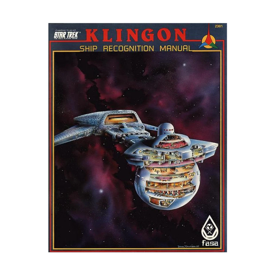 FASA Star Trek RPG Klingon Ship Recognition Manual (2nd Ed) VG - Image 1 of 1
