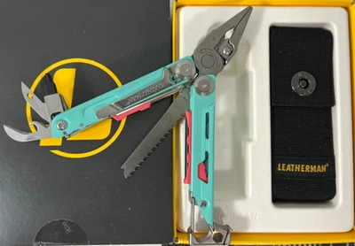 Leatherman Signal 833187 Multitool Multiwerkzeug Aqua/Silber NEU #5 - Bild 1 von 4