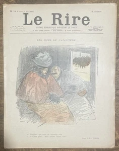 Le Rire - April 4, 1896 - Forain Cover / Metivet Back Cover - Picture 1 of 5