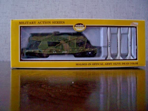 HO Model Power Military 9180 Flat Car w/ Launcher & 3 SAM Missiles. Includes Box - Picture 1 of 4