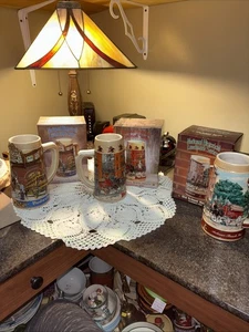 Budweiser National Historical Landmark Series—Set Of 3 Steins In Boxes - Picture 1 of 20