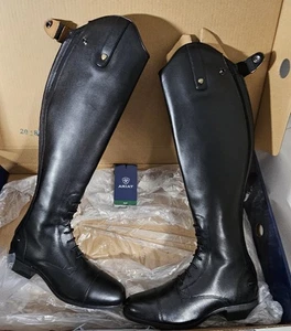 Ariat Heritage Contour II Field Damen schwarz Größe 8 B mittelhoch - mittelhoher Wadenreg - Bild 1 von 24