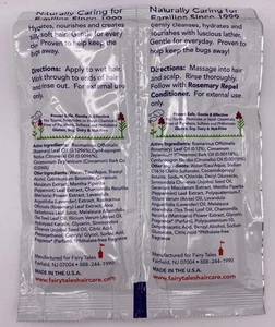 Fairy Tales Romero Repelente Niños CHAMPÚ Y ACONDICIONADOR Tamaño de Viaje 15 ml - Lote de - Imagen 1 de 9