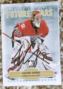 Calgary Flames Leland Irving Signed 09/10 ITG BTP Abbotsford Heat Card Auto - Picture 1 of 1