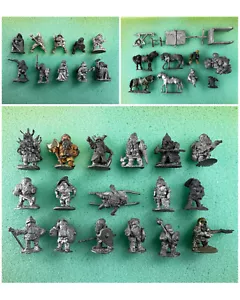 Vintage Citadel Dwarf BIG JOB LOT Miniatures & Parts Original 1980s Warhammer GW - Picture 1 of 12
