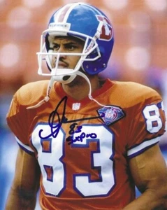 Signed 8x10 ANTHONY MILLER "5X Pro Bowl" Denver Broncos Autographed photo COA - Picture 1 of 1