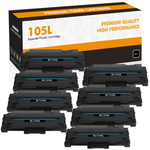 Cartucho de tóner negro Hi-Yield 8PK MLT-D105L para Samsung SF-650 SF-650P SF-651P - Imagen 1 de 8