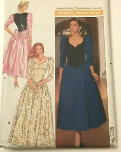 Modello da cucito Butterick 4517 abito da tè o lunghezza pavimento cucito Uc - Foto 1 di 19